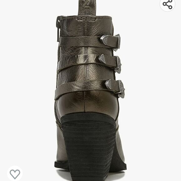 ZODIAC Dacey WESTERN BOOTIE gunmetal size 7.5 NWOT - Picture 4 of 8
